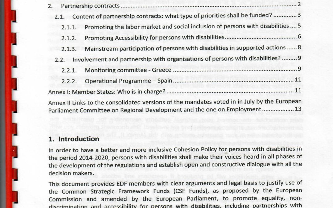 ACT NOW! by European Disability Forum