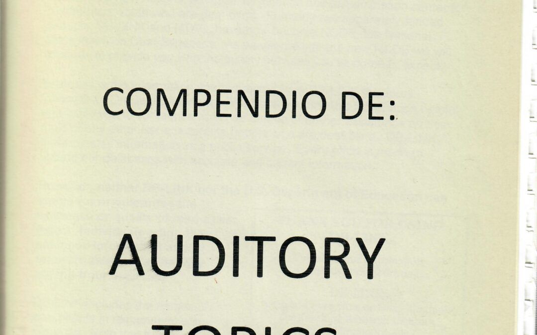 COMPENDIO DE: AUDITORY TOPICS by DB-LINK