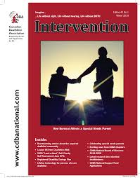 INTERVENTION THE CANADIAN DEAFBLIND AND RUBELLA ASSOCIATION by The Canadian Deafblind and Rubella Association
