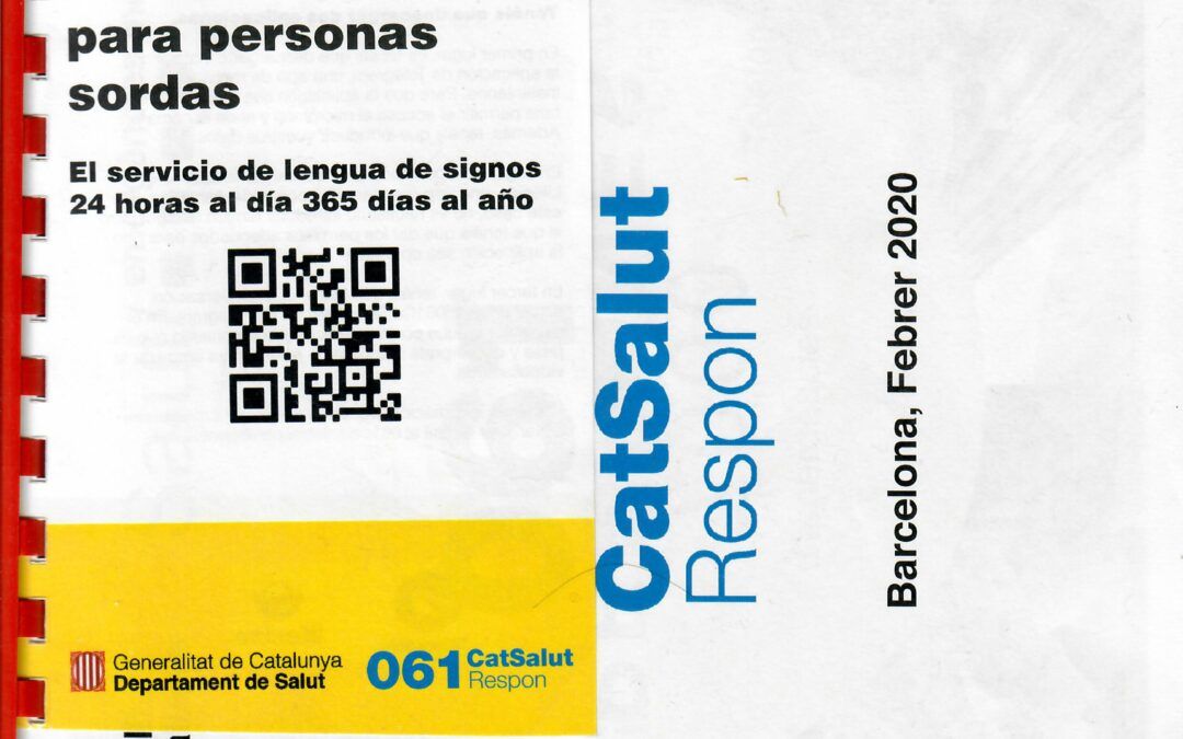 ACCESO AL 061 PARA PERSONAS SORDAS by Generalitat de Catalunya