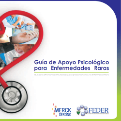 GUÍA DE APOYO PSICOLÓGICO PARA ENFERMEDADES RARAS by FEDER